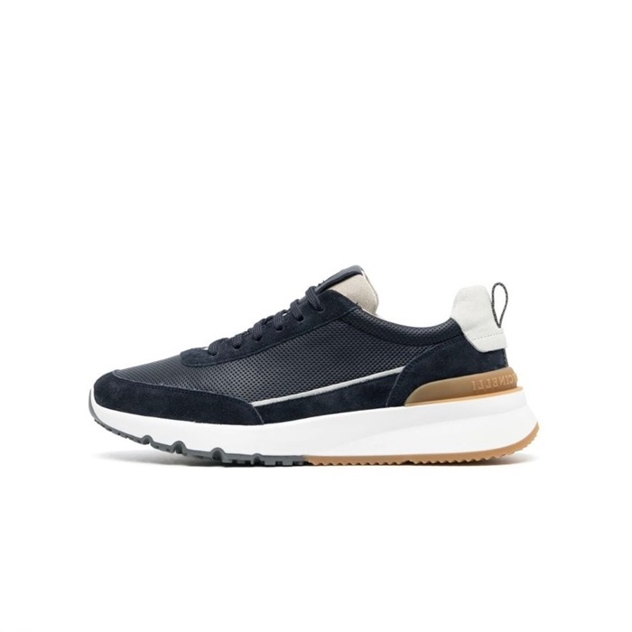 ブルネロクチネリメンズネイビースニーカーu26