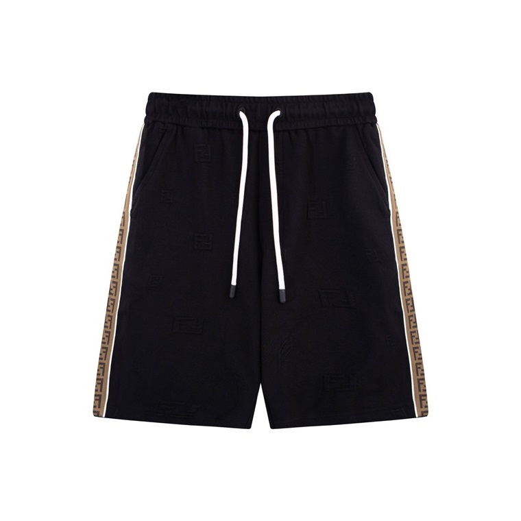 ェンディメンズカジュアルブラックショートパンツe78