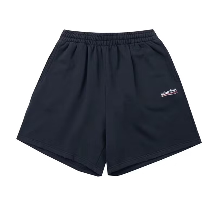 バレンシアガメンズブラックショートパンツa214