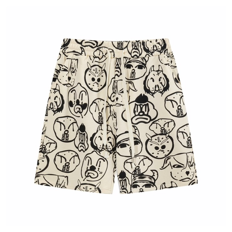 ジバンシィメンズカジュアルアイボリーショートパンツi200