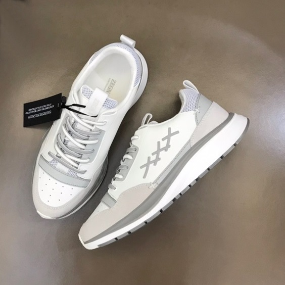 エルメネジルドゼニアメンズグレースニーカーe73