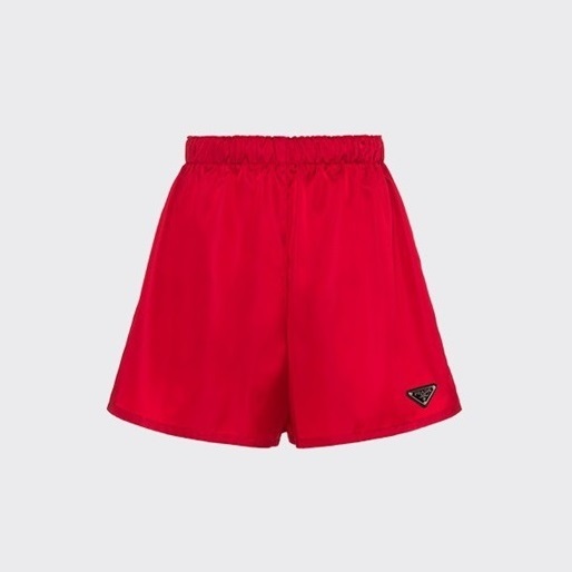 プラダレディースモダンレッドショートパンツr361