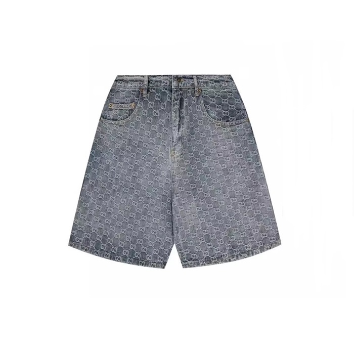 グッチメンズカジュアルブルーショートパンツu360