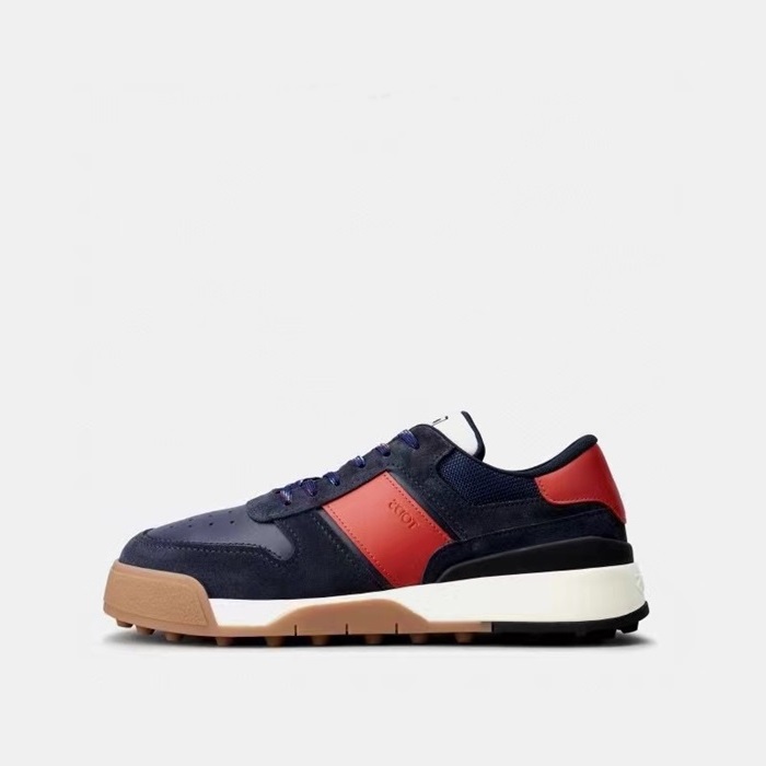 トッズメンズベーシックレッドスニーカーd308