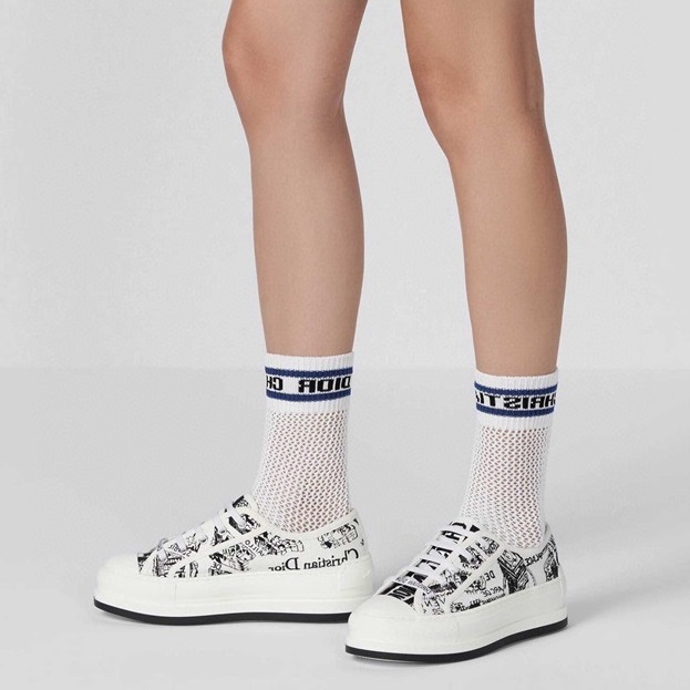 ディオールレディースブラックスニーカーi352