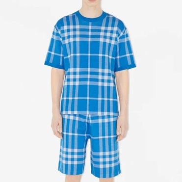 バーバリーメンズブルーツーピース-u131