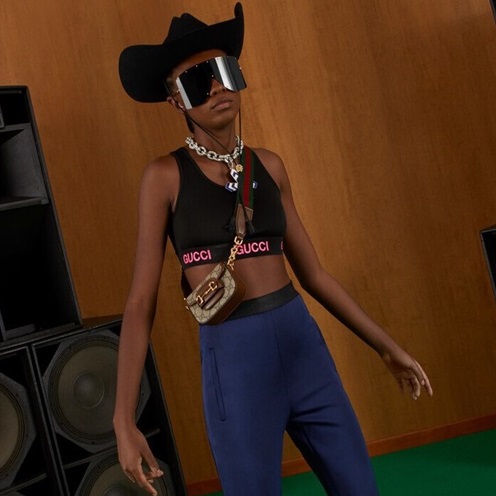 グッチレディースブラウンミニバッグu381