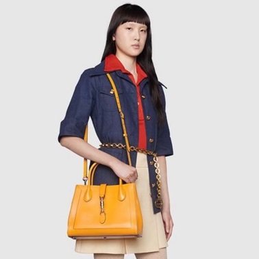 グッチレディースイエローショルダーバッグu388