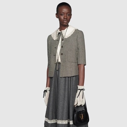 グッチレディースブラックミニバッグu404