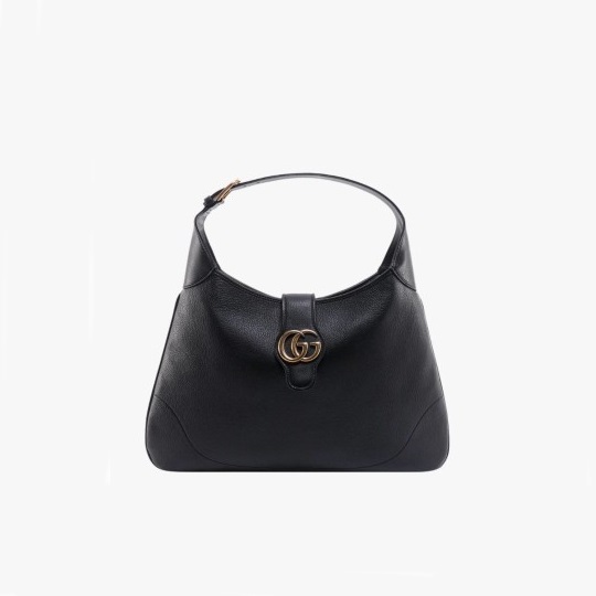 グッチレディースブラックトートバッグu446