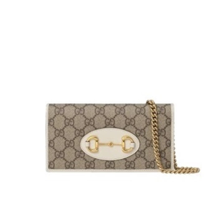 グッチレディースホワイトミニチェーンバッグu450