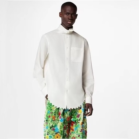 ルイヴィトンメンズホワイトシャツv684