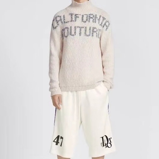 ディオールメンズカジュアルホワイトショートパンツi360