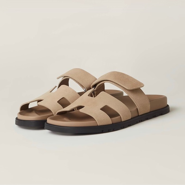 エルメスレディースベージュスリッパe101