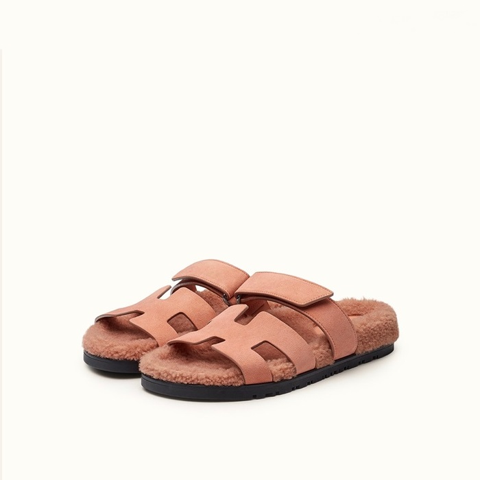 エルメスレディースベージュスリッパe136