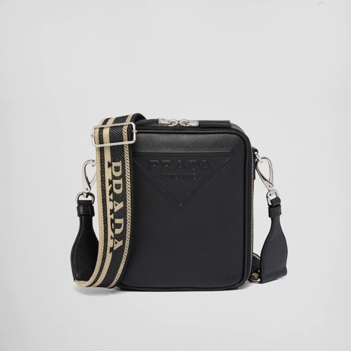 プラダメンズブラックカメラバッグr291