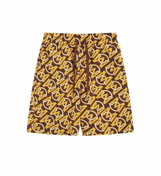 モンクレールメンズカジュアルイエローショートパンツo118