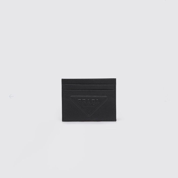 プラダメンズブラックカードケースr299