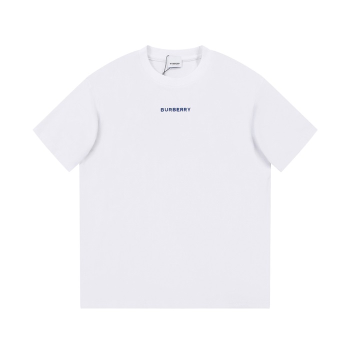 バーバリーメンズホワイトクルーネック半袖Tシャツu150