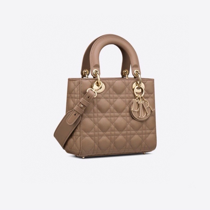 ディオールレディースベージュレディバッグi407