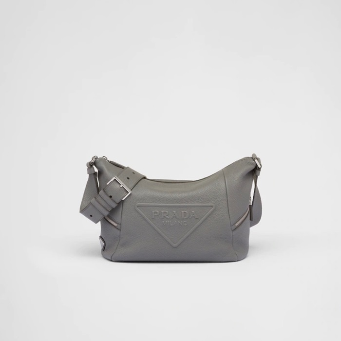 プラダメンズグレークロスバッグr383