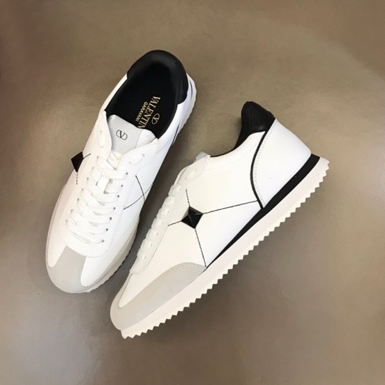 ヴァレンティノメンズモダンブラックスニーカーl418