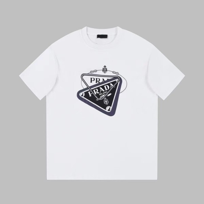 プラダメンズホワイト半袖Tシャツr405