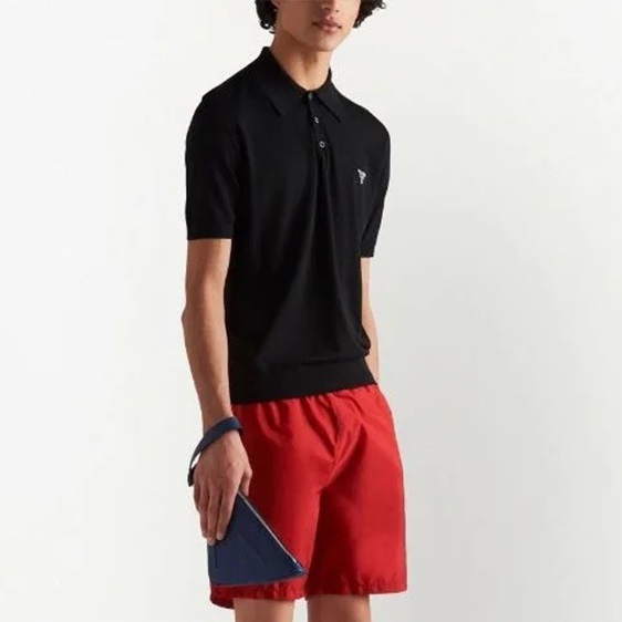 プラダメンズモダンレッドショートパンツr410