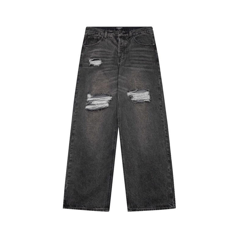 バレンシアガメンズブラックジーンズa313