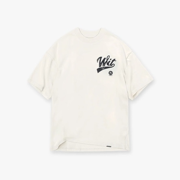 レプレゼントメンズアイボリークルーネック半袖Tシャツe74