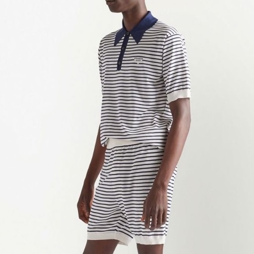 プラダメンズモダンネイビーショートパンツr412