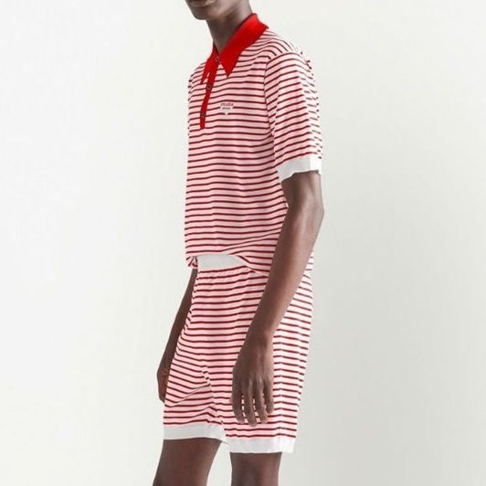 プラダメンズモダンレッドショートパンツr413