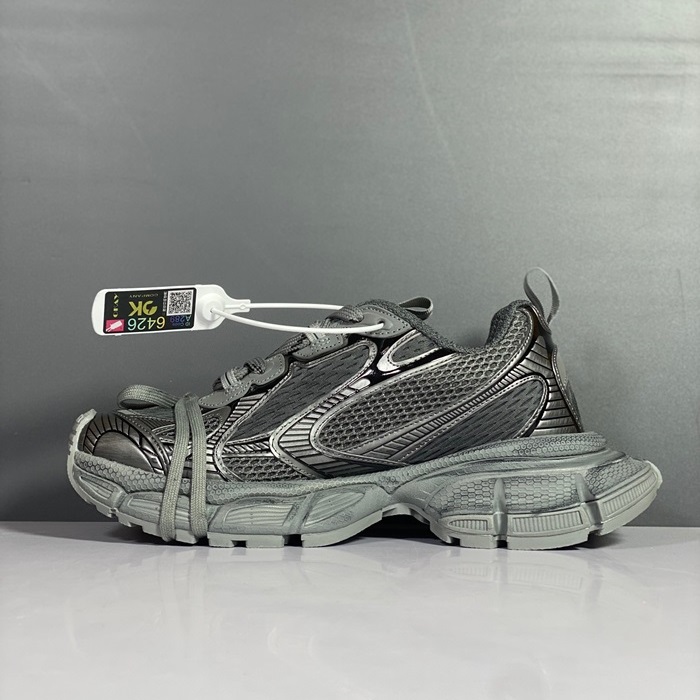 バレンシアガユニセックスグレーブローファーa326