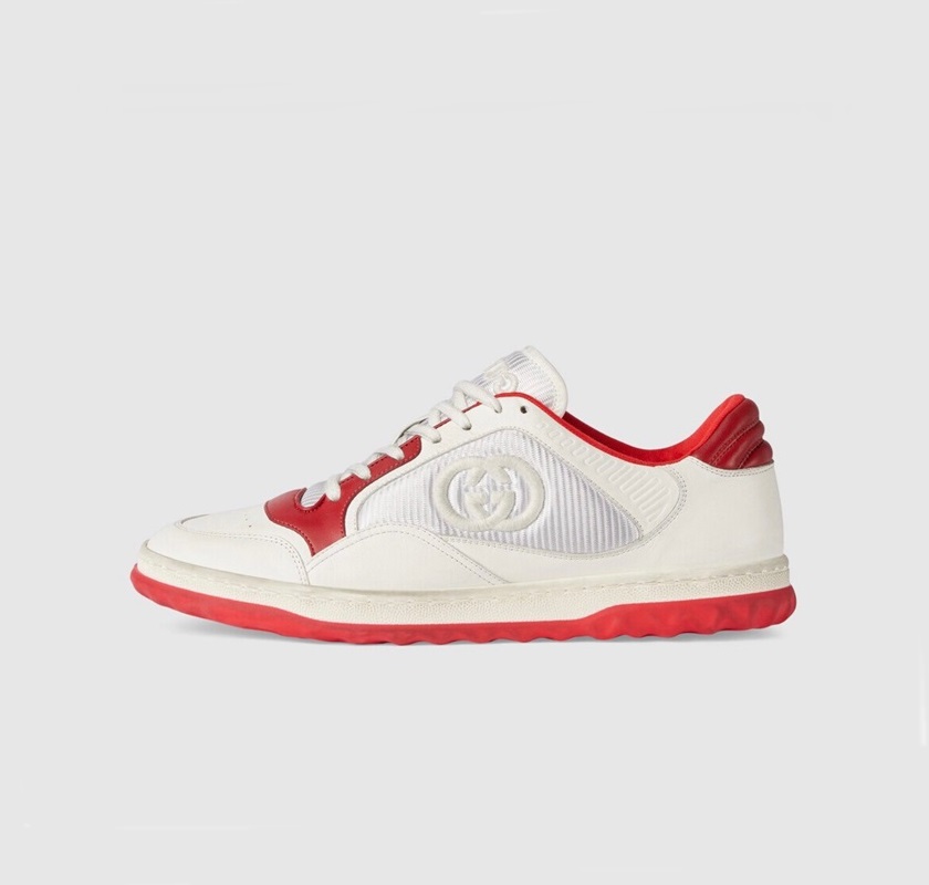 グッチユニセックスレッドスニーカーu609