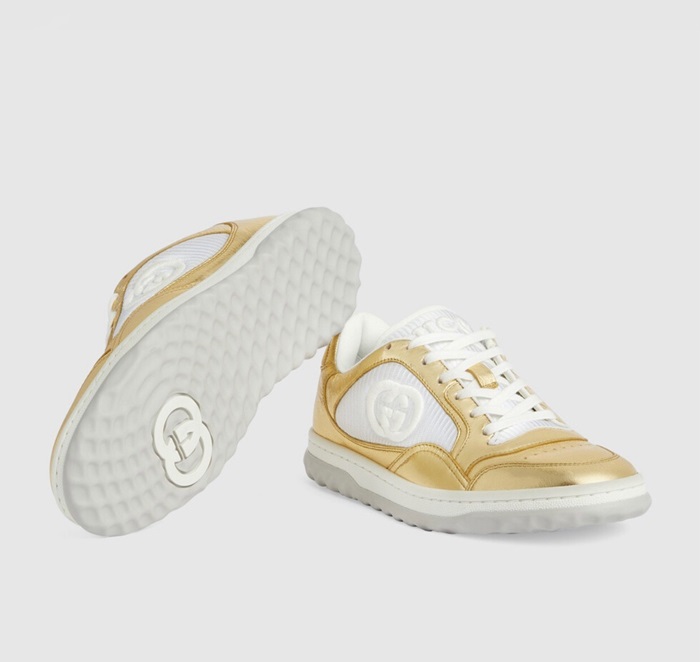 グッチユニセックスゴールドスニーカーu610