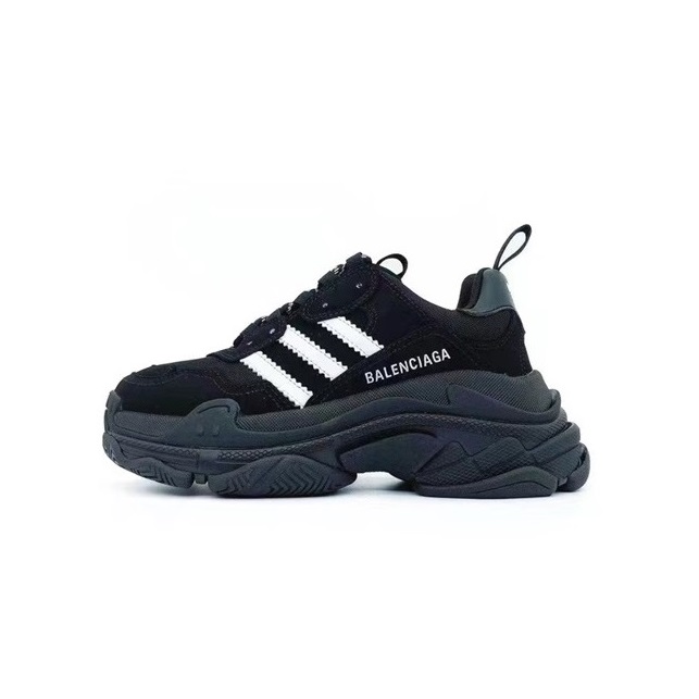 バレンシアガユニセックスブラックトリプルa339