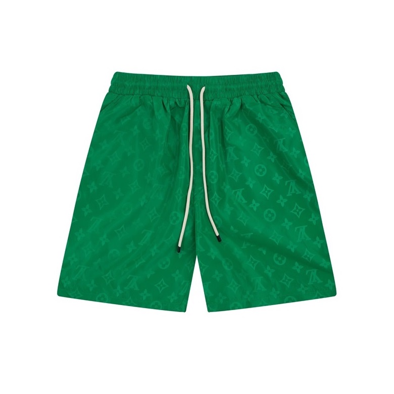 ルイヴィトンメンズグリーンショートパンツv811