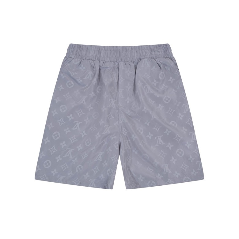 ルイヴィトンメンズグレーショートパンツv812