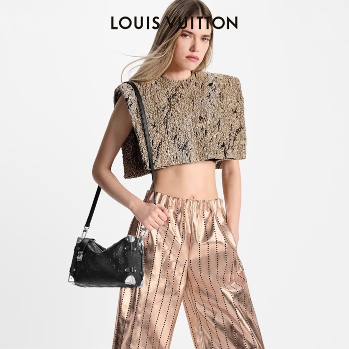 ルイヴィトンレディースブラックショルダーバッグv831