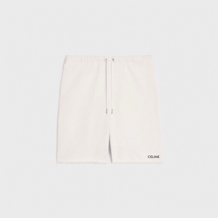 セリーヌメンズホワイトショートパンツe134
