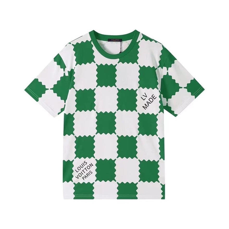 ボッテガヴェネタメンズクルーネックグリーン半袖Tシャツv61