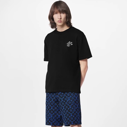 ルイヴィトンメンズブルーショートパンツv856