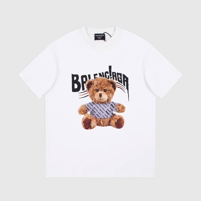 バーバリーメンズホワイトクルーネック半袖Tシャツu167