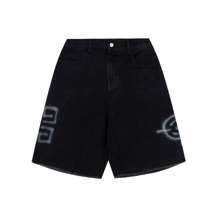 ジバンシィメンズカジュアルブラックショートパンツi244