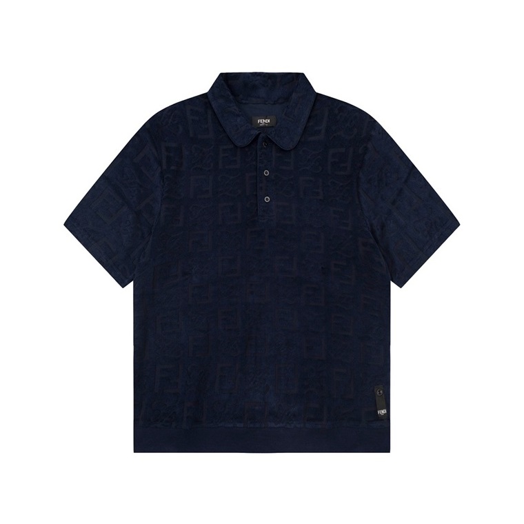 ェンディメンズネイビーポロ半袖Tシャツe106