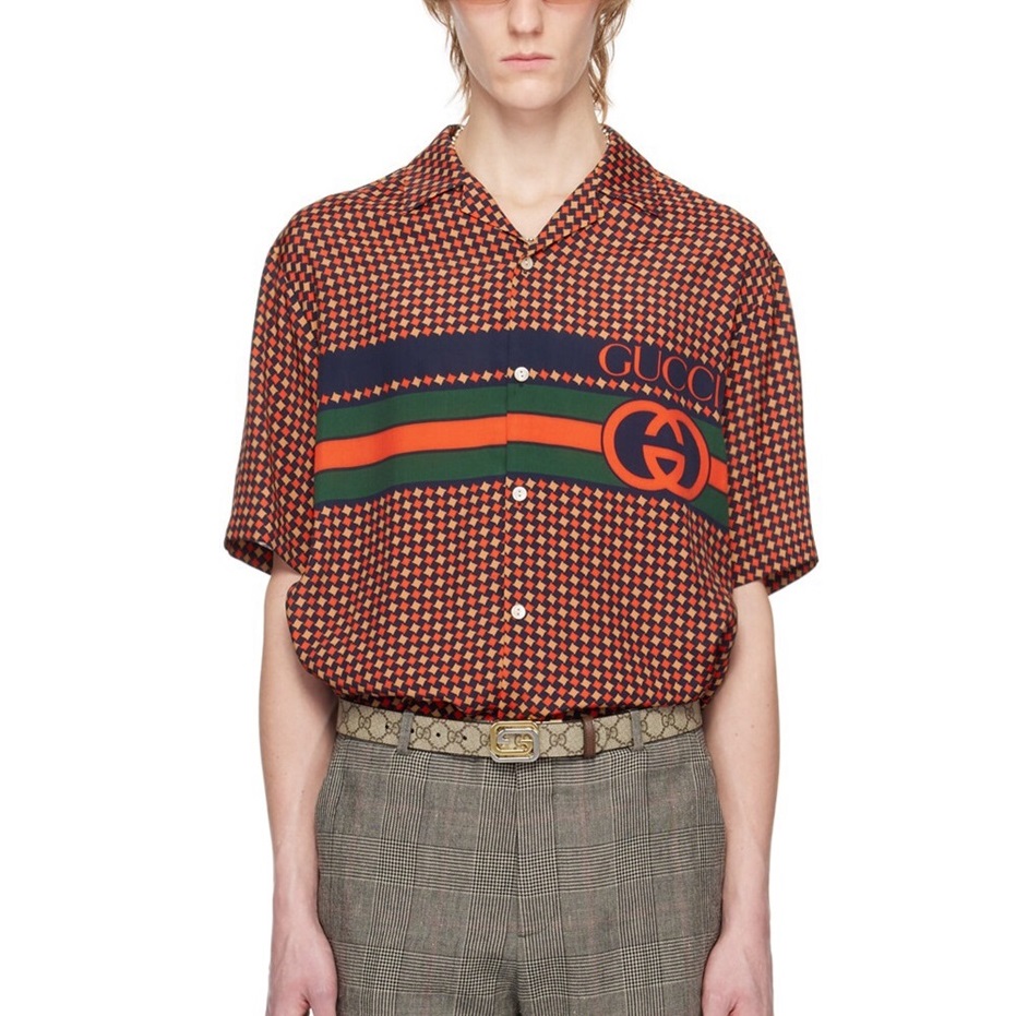 グッチメンズブラウンツーピースu661