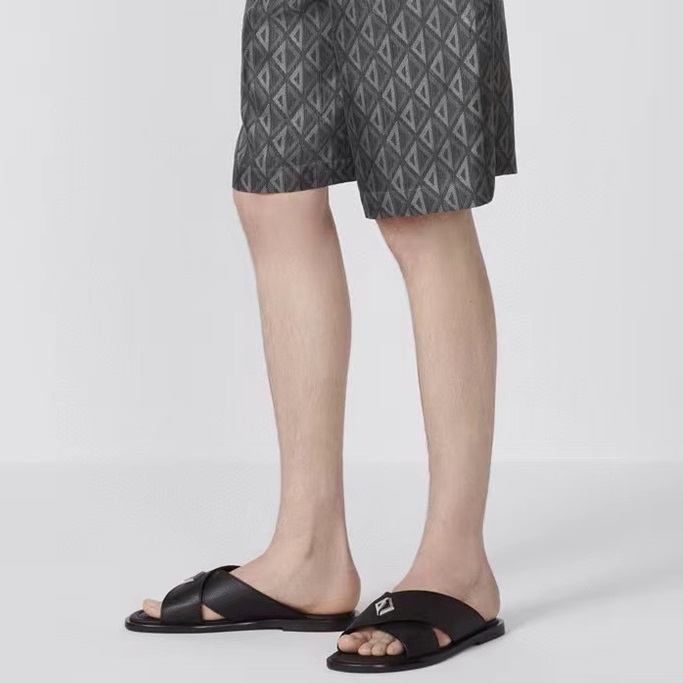 ディオールメンズブラックスリッパi448