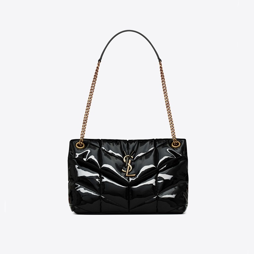 サンローランレディースブラックショルダーバッグl771