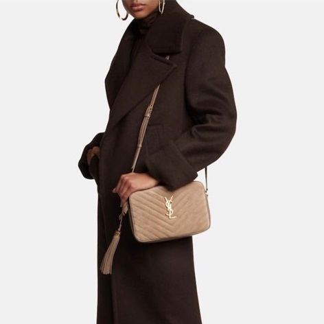 サンローランレディースベージュショルダーバッグl775