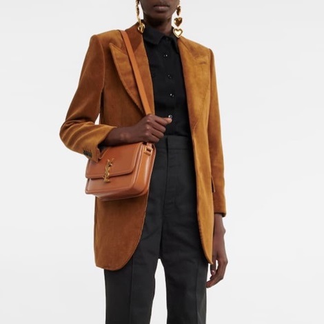 サンローランレディースキャメルショルダーバッグl778